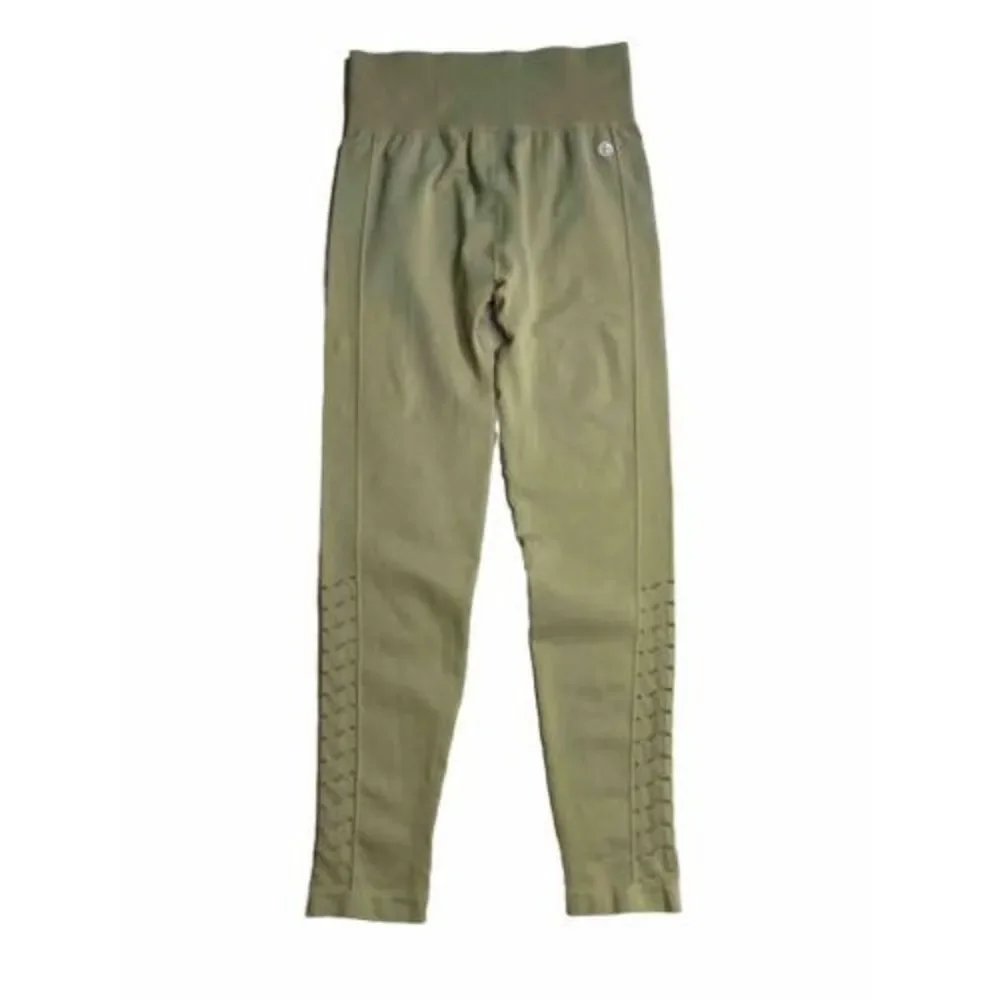 Cotton: On Body Women's Athletic Compression Leggings‎ Olive Green Size XS